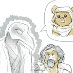 Episode-2: of Jedi MoonKnight, a Star Wars and Marvel fanfiction comic. Khonshu is a cranky old Force ghost who most people can't see or hear