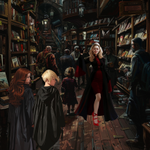 Episode-2: of An Unexpected Malfoy, a Harry Potter fanfiction comic. We go back several years to the first time Draco and Hermione meet at Flourish and Blotts...