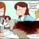 Episode-2: - Gravity Falls Don't you die on me CONTINUATION PART 1 of Gravity Falls: Don't you die on me comic, a Gravity Falls fanfiction comic. After the events of the first episode, we move briefly to Wendy's house, where Stanford's girlfriend, Courtney, tells Dipper and Mabel why she argued with him. Ultimately, she comes to the conclusion that she wasn't very fair to him and decides to talk to him. She has no idea that at this moment Stanford is fighting for his life in the hospital. Unfortunately, as a result of severe injuries, Stanford's heart stops for the second time that day. Will the doctors be able to save him?