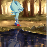 Episode-6: - Hesitation of Halo on Fire, a Sonic the Hedgehog fanfiction comic. Nazo walks away after putting Shadow in his place, and Pseudo speaks up once again.