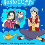 Episode-1: - Episode 1: The Young Man in the Lamp Part 1/2 of I Dream of Genie Luffy, a One Piece and I Dream of Jeannie fanfiction comic. The story begins in island is the home of the Kuja, a tribe of female warriors and the island is called Amazon Lily. The empress and ruler of the woman island and the Warlord of the Sea; Boa Hancock set sail with her crew Kuja Pirates but the strong storm pulled the ship and Hancock falled into the sea. Salome rescued her but they'd been taken to the desert island. Luckily Hancock and Salome found the magical object in the ground of the sand; the magic lamp. Hancock rubbed and the young boy was a genie but a Straw Hat captain and the rubber man Luffy appears freed from the lamp accidentanly in months ago.
Luffy said thanks to Hancock and he said she could bring him to her place to wish Luffy free but Salome refuse to Hancock without get her love sickness. Luffy plans to go with them sneaking and tell her to wish him free to bring back to his crew. Hancock's life is about to change with some magical adventures with Luffy, the young genie of the lamp with his gum gum fruit and his genie magic.