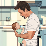 Episode-11: - Tony : Abandonment Issues : Check Part 2 of Born From Chaos, a Harry Potter and Marvel fanfiction comic. Tony cradles Teddy while Harry has breakfast...