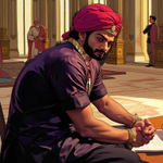 Episode-7: of Shatru Sesham, a Baahubali fanfiction comic. Who is Kalanemi, the mysterious figure casting a shadow over Mahishmati?