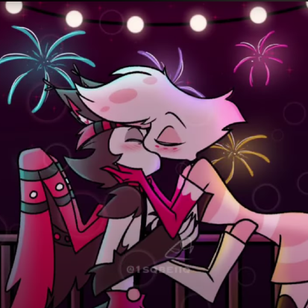 NewYearsKiss|HazbinHotelComicDub